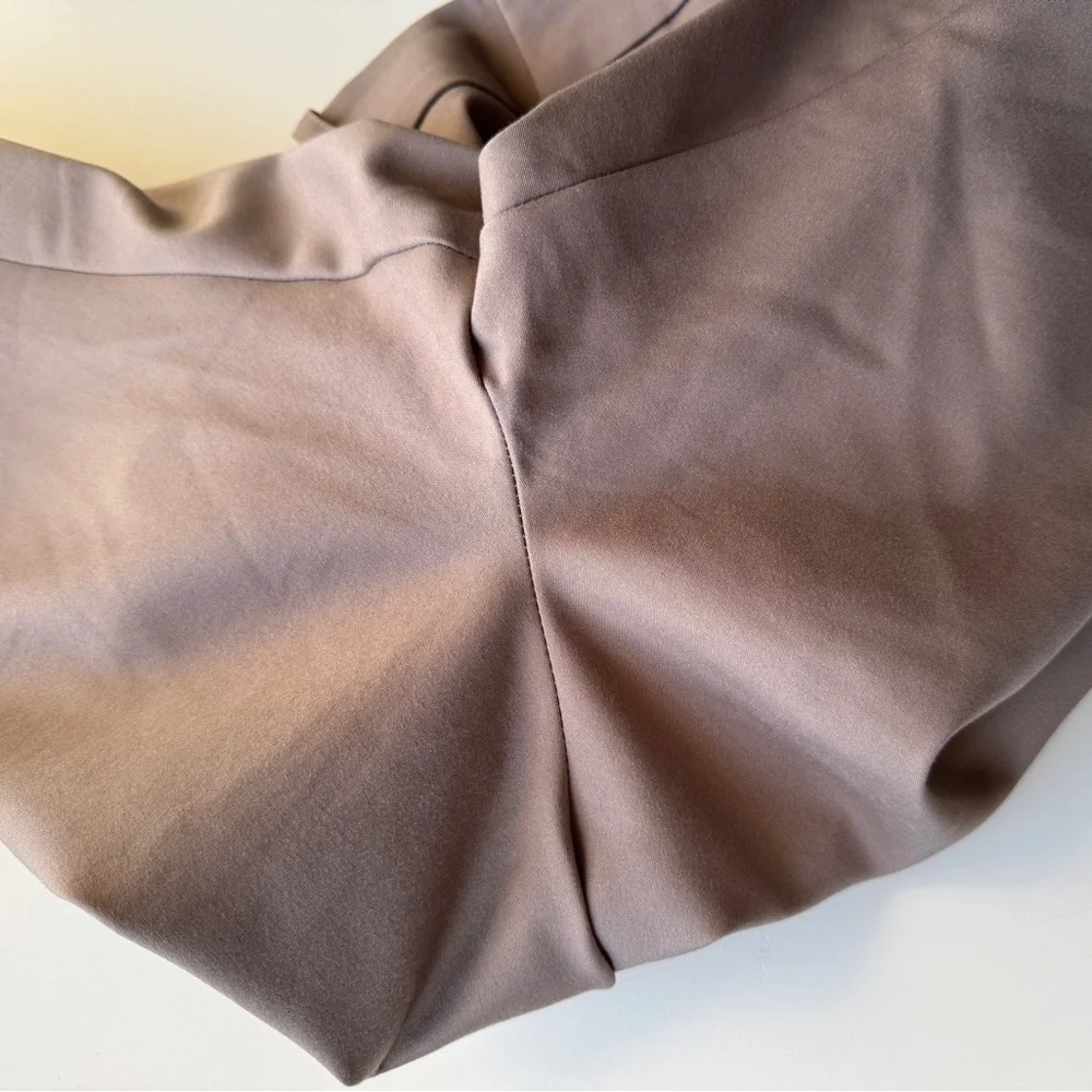 Vince. Women's High-Rise Slim Ankle Pants - Taupe Brown - Size S- Italian Fabric